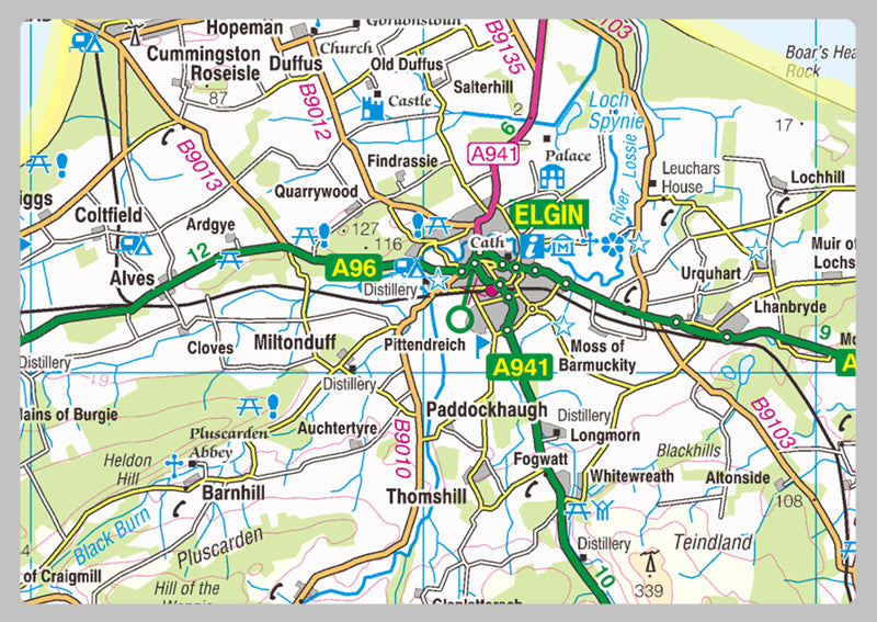 Moray County Map