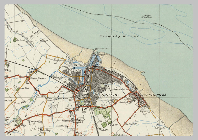 1920 Collection - Mouth of the Humber Ordnance Survey Map