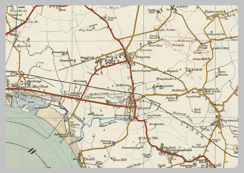 1920 Collection - Mouth of the Humber Ordnance Survey Map