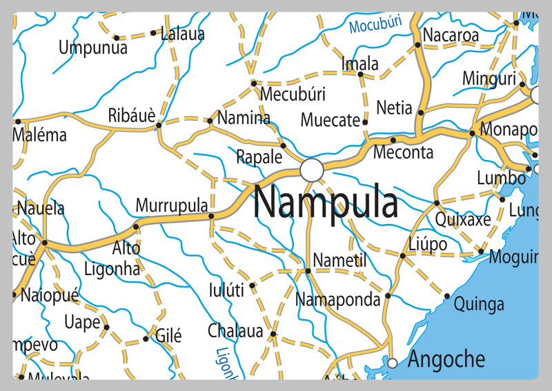 Mozambique Road Map