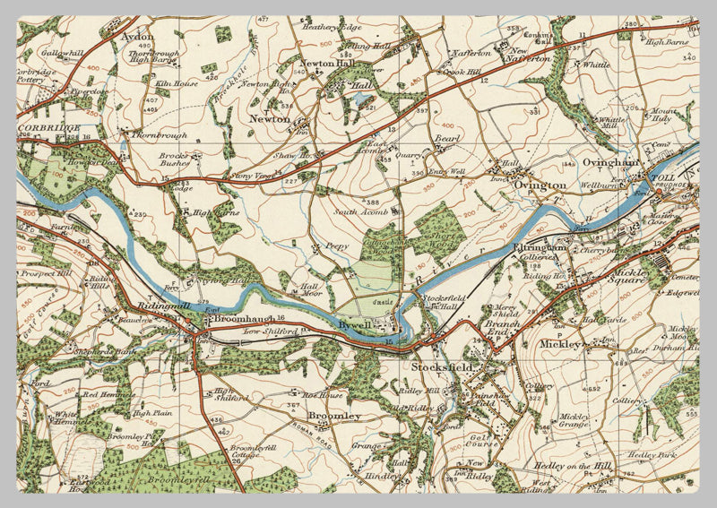 1920 Collection - Newcastle upon Tyne Ordnance Survey Map