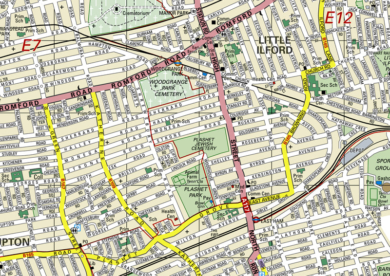 Newham London Borough Map– I Love Maps