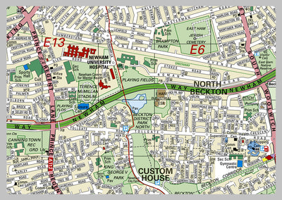 Newham London Borough Map– I Love Maps