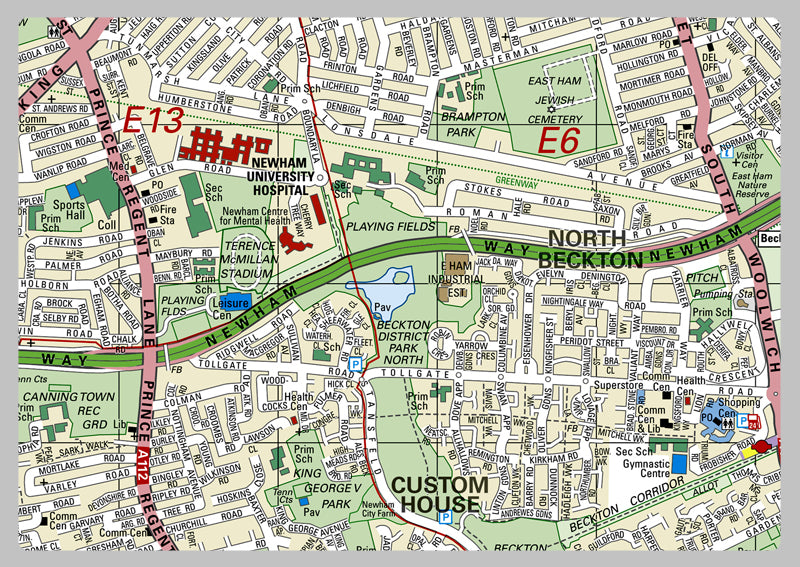 Newham London Borough Map