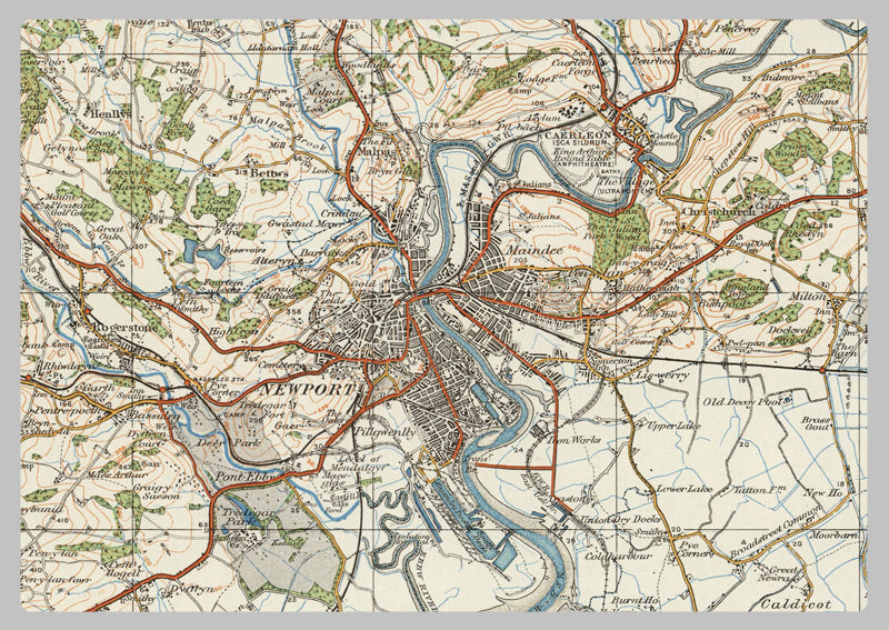 1920 Collection - Newport Ordnance Survey Map