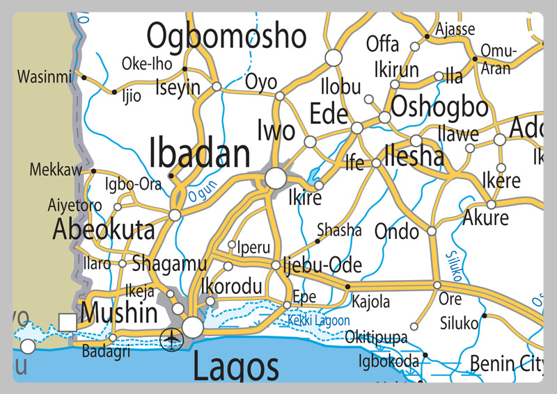 Nigeria Road Map