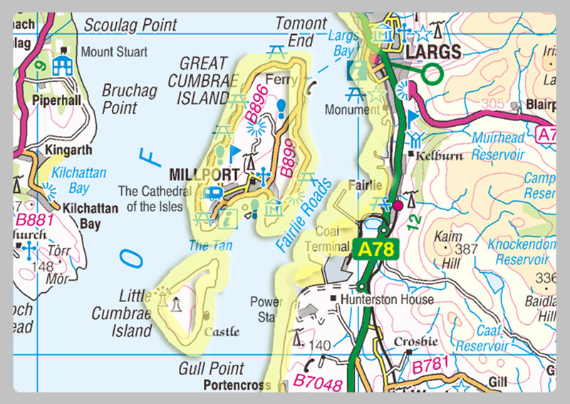 North Ayrshire County Map