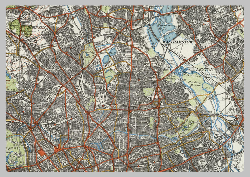 1920 Collection - North East London & Epping Forest Ordnance Survey Map