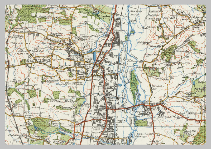 1920 Collection - North East London & Epping Forest Ordnance Survey Map