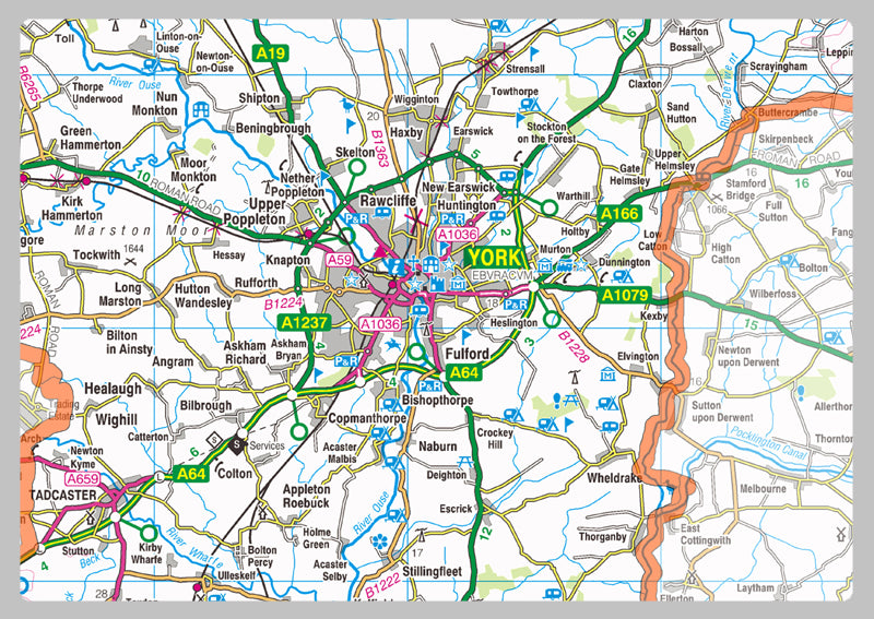 North Yorkshire County Map