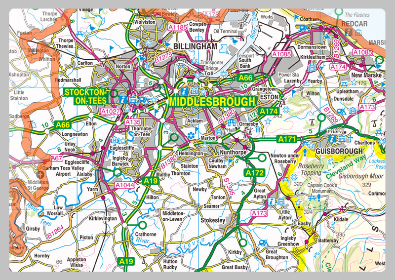 North Yorkshire County Map