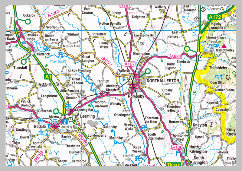 North Yorkshire County Map