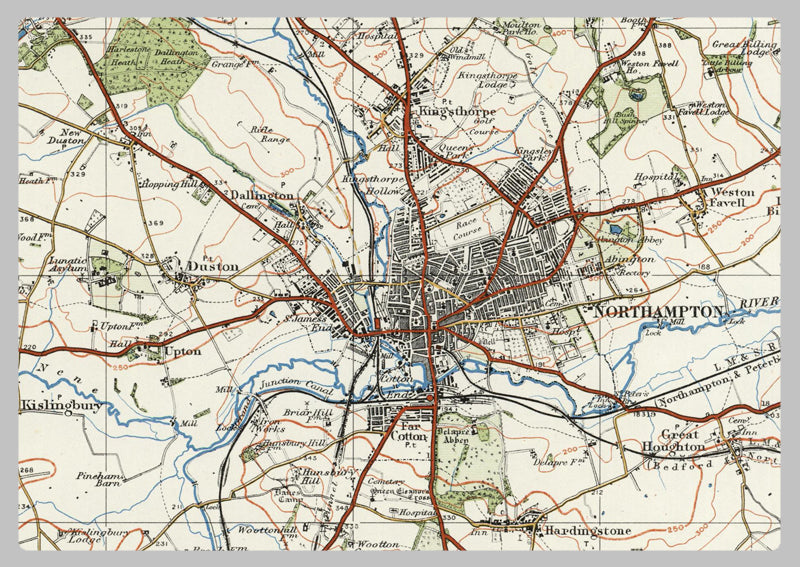 1920 Collection - Northhampton Ordnance Survey Map