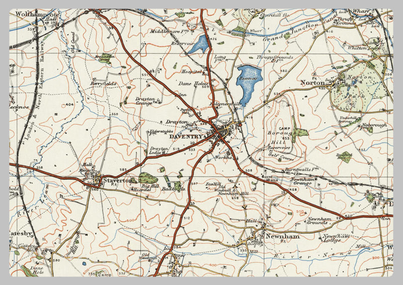1920 Collection - Northhampton Ordnance Survey Map