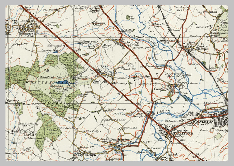 1920 Collection - Northhampton Ordnance Survey Map