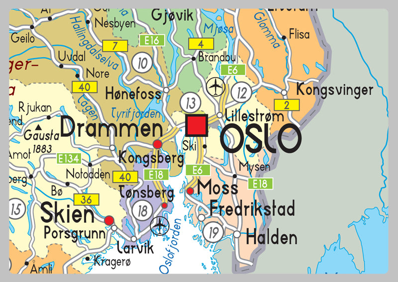 Norway Political Map