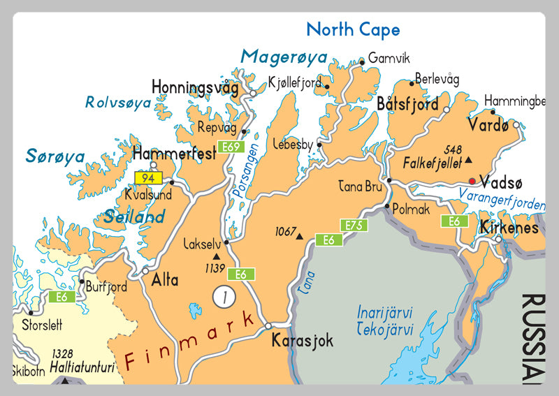 Norway Political Map