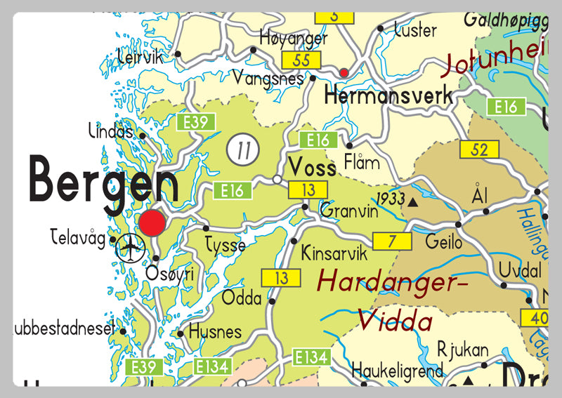 Norway Political Map