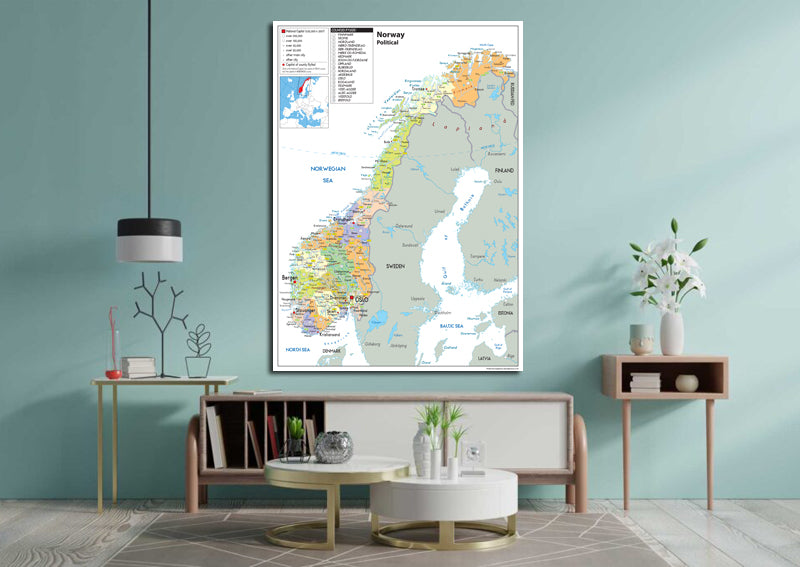 Norway Political Map