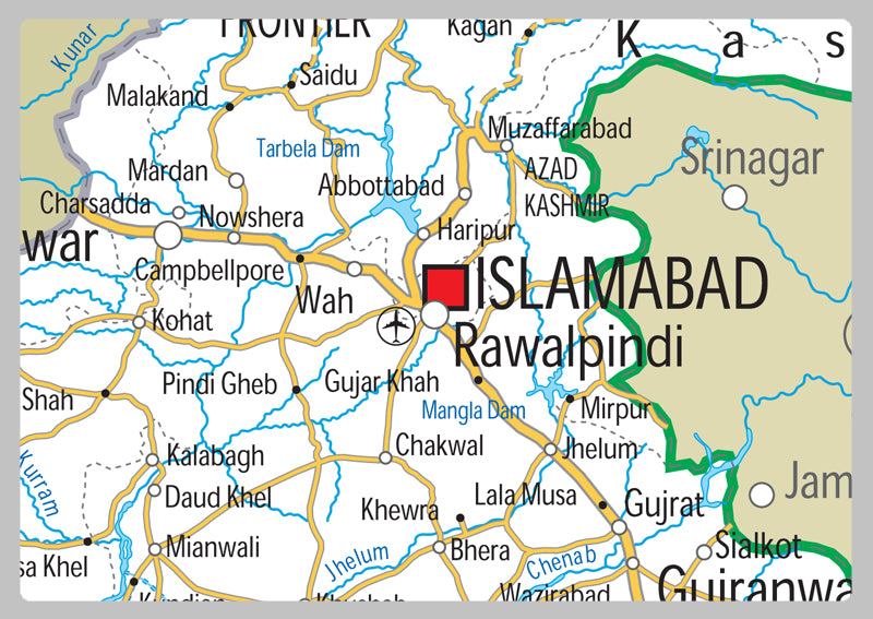 Pakistan Road Map– I Love Maps