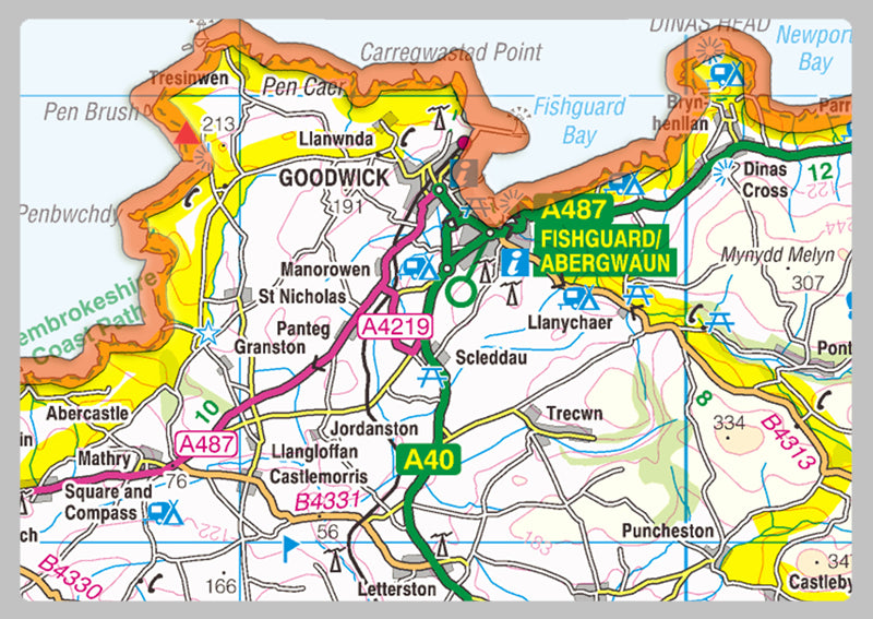 Pembrokeshire County Map