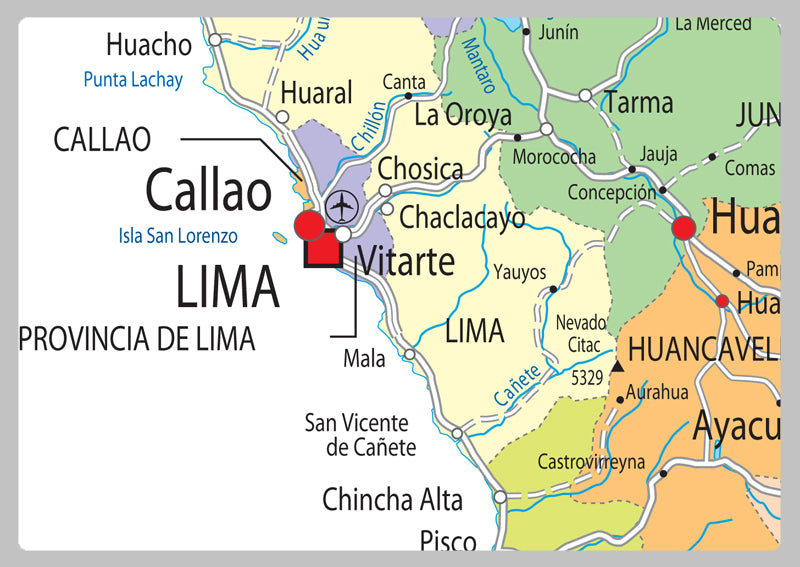 Peru Political Map– I Love Maps