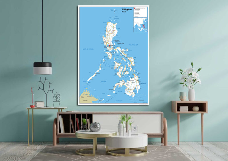 Philippines Road Map– I Love Maps