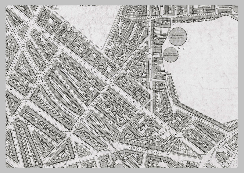 London 1872 Ordnance Survey Map - Sheet LIV - Pimlico