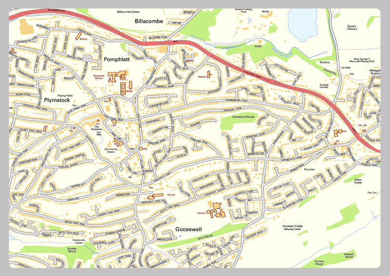 Plymouth Street Map