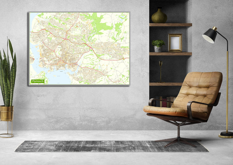 Plymouth Street Map