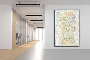 Powys County Map– I Love Maps