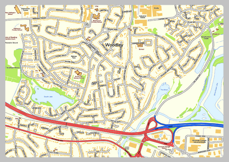 Reading Street Map