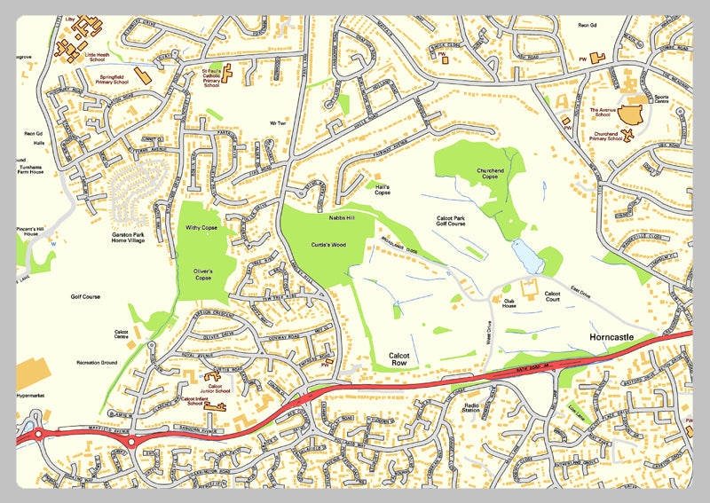 Reading Street Map