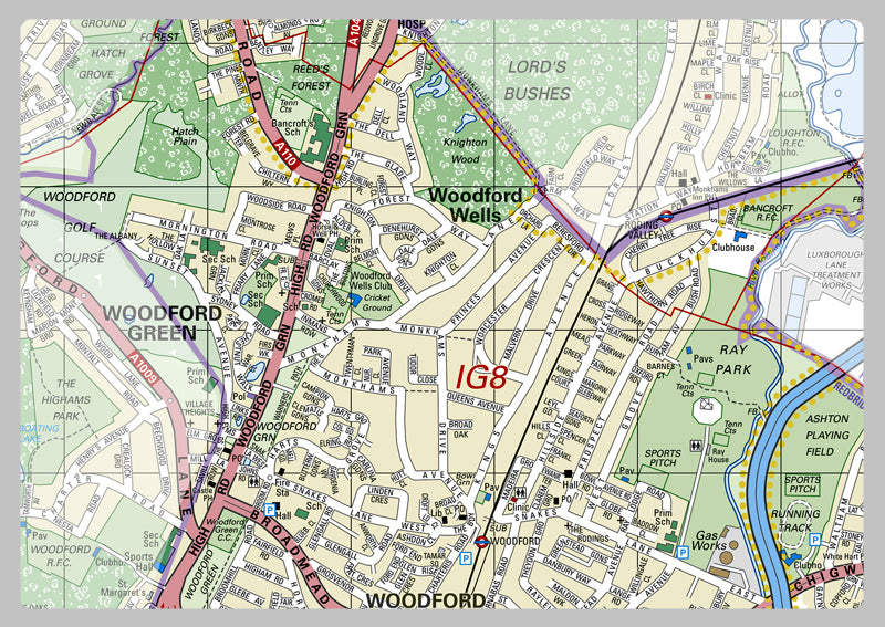 Redbridge London Borough Map