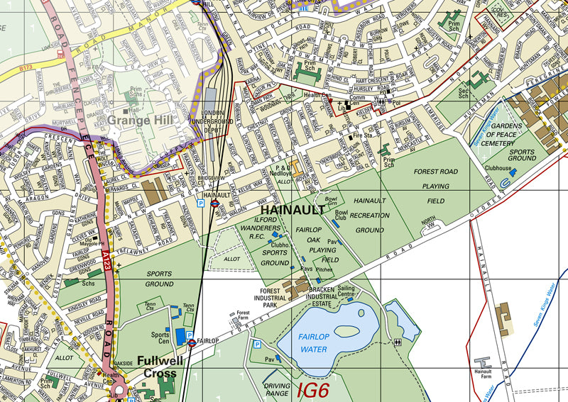 Redbridge London Borough Map