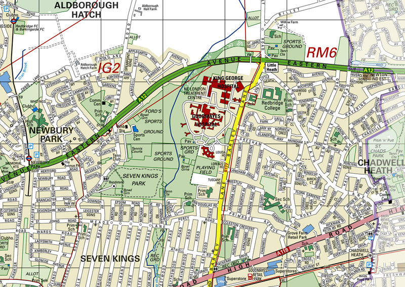 Redbridge London Borough Map
