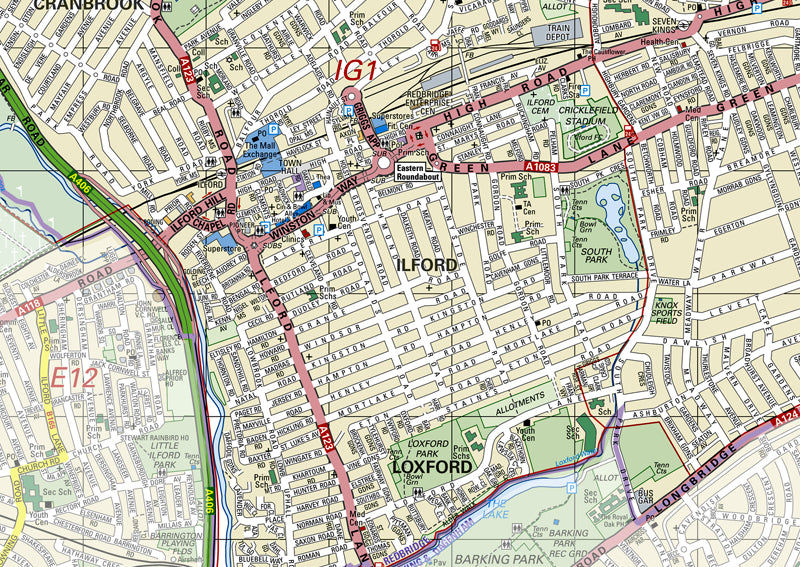 Redbridge London Borough Map