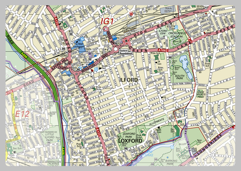 Redbridge London Borough Map