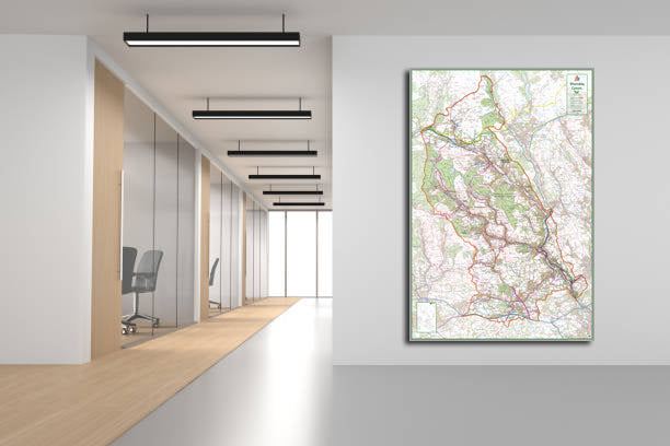 Rhondda Cynon Taf County Map