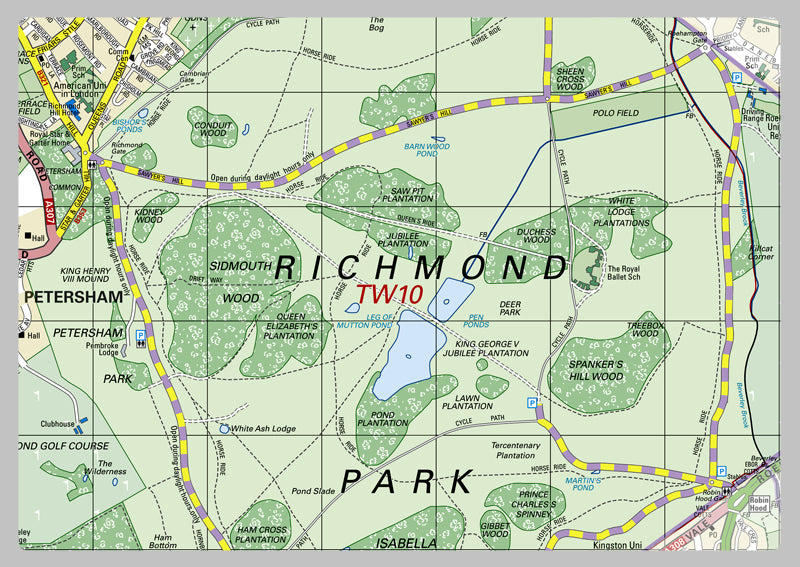 Richmond upon Thames London Borough Map