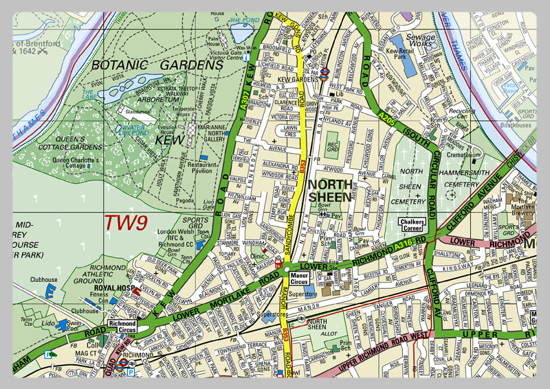 Richmond upon Thames London Borough Map– I Love Maps