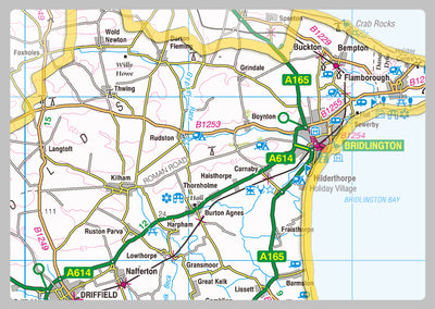 East Riding Of Yorkshire County Map– I Love Maps