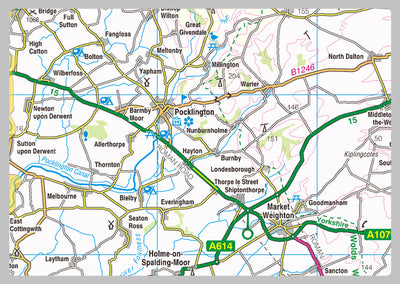 East Riding Of Yorkshire County Map– I Love Maps