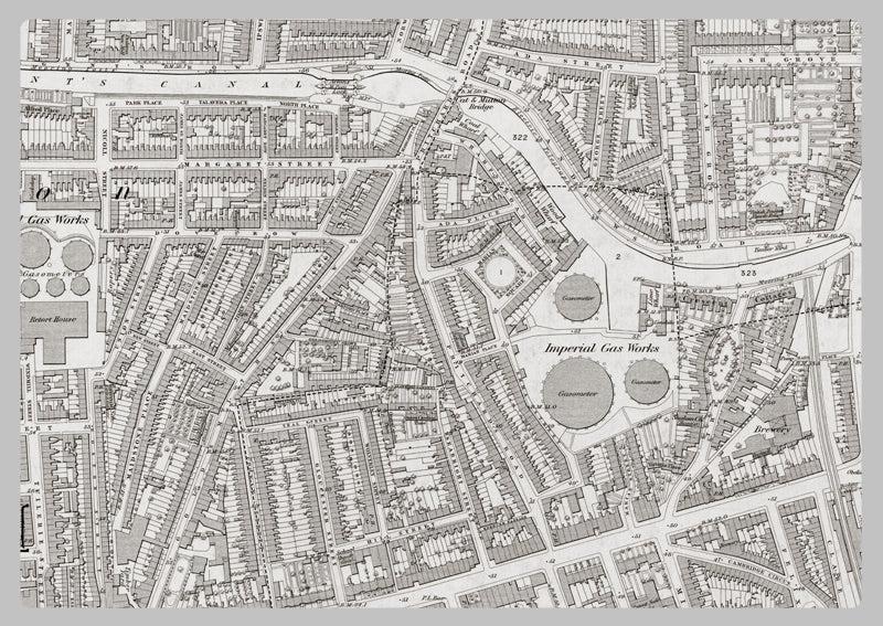 London 1872 Ordnance Survey Map - Sheet XXVII - Shoreditch