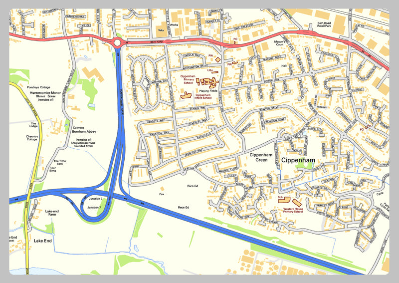 Slough Street Map