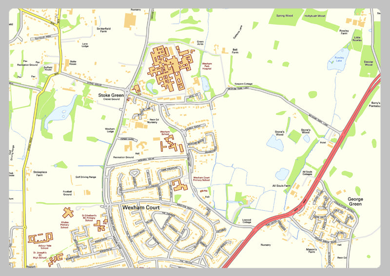 Slough Street Map