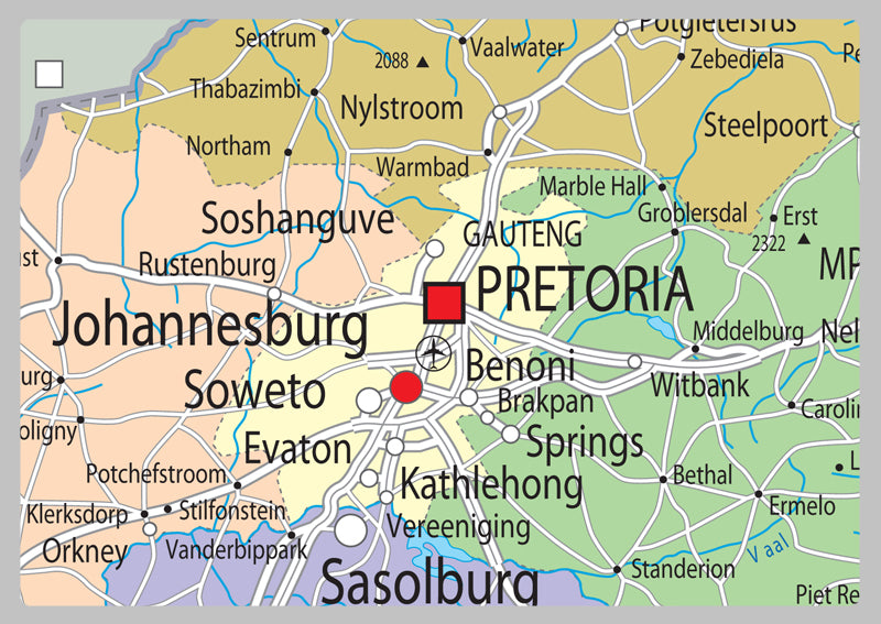 South Africa Political Map