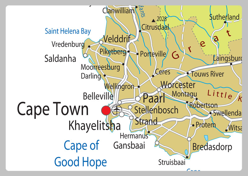 South Africa Political Map