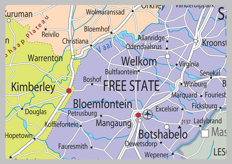 South Africa Political Map