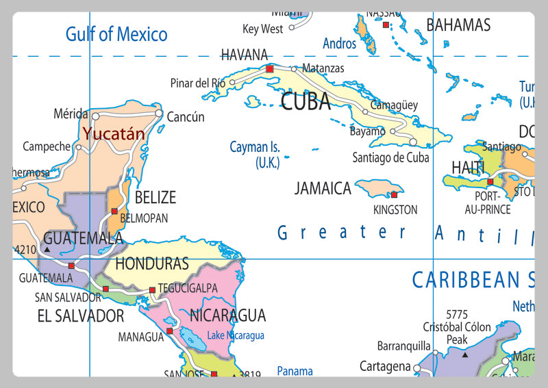 South America Political Map